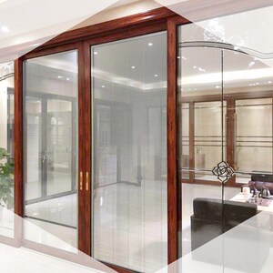 铝合金重型推拉门客厅阳台室内隔音断桥玻璃透明移门加工定制大门