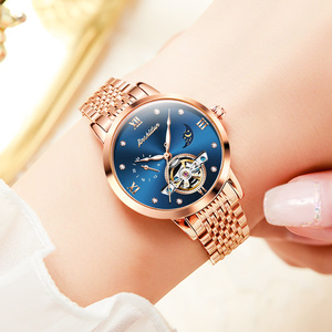 瑞士2021年新款手表女士机械表名牌正品防水大气品牌女表时尚十大