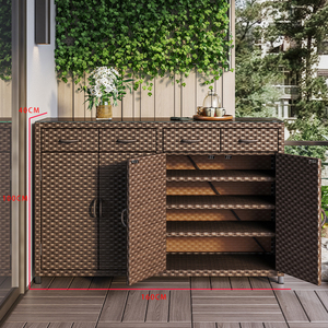 0019人付款淘宝全铝合金鞋柜户外门口定制走廊阳台防水防晒室外别墅