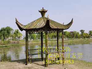 定制竹房子竹长廊竹篱笆竹亭子美丽乡村竹牌楼竹大门定制竹筏竹船
