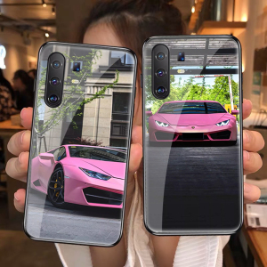 粉色兰博基尼适用于vivo所有型号x30 x27 iqoo全包玻璃手机壳23