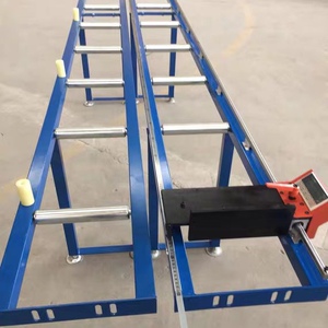 切管机送料架锯床切割机滚筒托料架切割机数显定位架数控木工双头