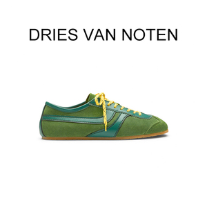 代购 Dries Van Noten拼色DVN德训鞋 复古休闲鞋 DVN运动鞋单鞋女