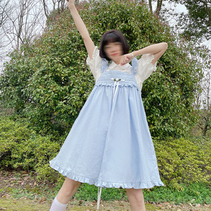 吊带裙学生可爱