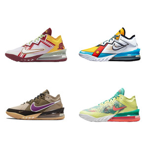 nike耐克 lebron詹姆斯18男子实战训练运动休闲篮球鞋 cw5635-200