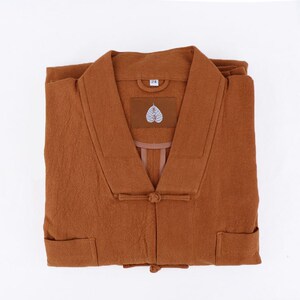 僧服男小褂秋冬季加厚保暖棉麻亚麻僧衣出家和尚女僧人短褂善之缘