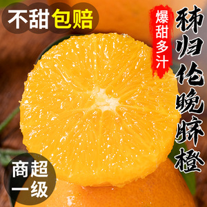正宗湖北新鲜伦晚脐橙10斤橙子特产手剥甜橙当季现摘水果