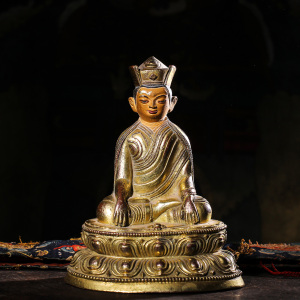 00anson_127淘宝七世大宝法王佛像 纯铜鎏金