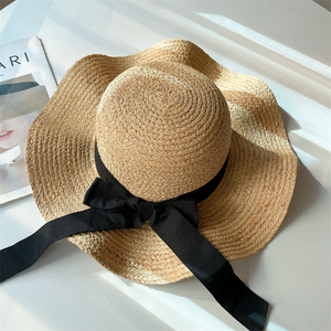 海岛草帽女三亚海边拍照的帽子度假旅游穿搭夏季防晒太阳帽遮阳