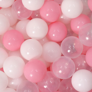 网红店装饰童装粉色奶茶店铺网格海洋球房间摆设品少