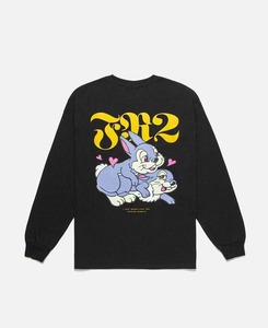 【代购】fr2 flay with 两只兔子玩耍 长袖 t恤 男女同款潮牌正品