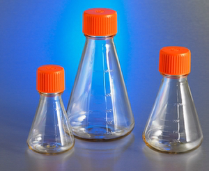 现货corning康宁500ml三角锥形细胞培养瓶pc无菌431145