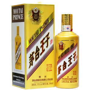 茅台 金王子 53度 白酒 500ml*1瓶 礼盒装 口感酱香型