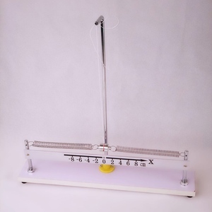 J05001双弹簧弹簧振子水平式或竖式简谐振动物理实验器材教学仪器