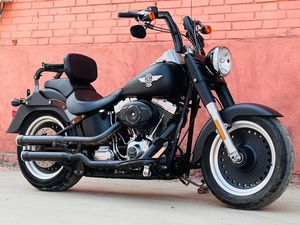 二手进口哈雷肥仔大排量美式摩托车v缸复古400cc水冷巡航太子车