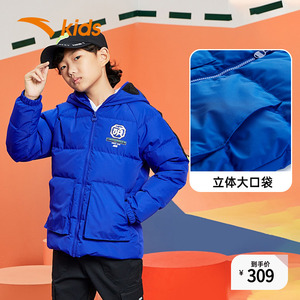 安踏儿童羽绒服中大童眼镜棉服童装男童棉衣官方旗舰店352148906