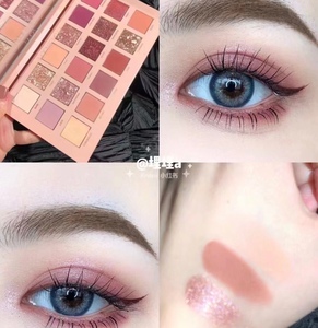 特价现货！Huda beauty18色眼影盘new Nude沙漠玫瑰盘极昼玫瑰反