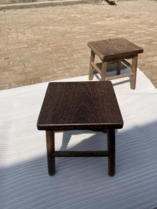 鸡翅木新款新中式实儿童凳换鞋凳客厅家用小木成人方凳板凳子矮凳