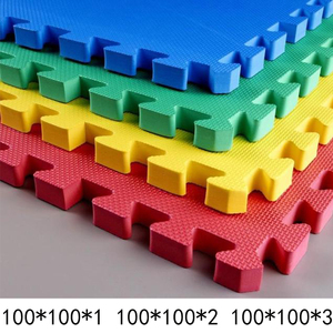 1米100x100环保无味EVA泡沫海绵地垫毯幼儿园淘气堡爬行瑜伽地垫