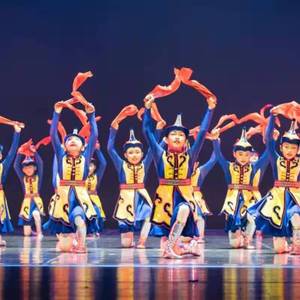 儿童蒙古表演服男女童筷子舞马蹄哒哒演出服装蒙族舞蹈舞动的旋律
