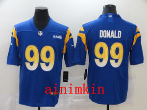 football jersey nfl 橄榄球rams 公羊队donald 99号球衣