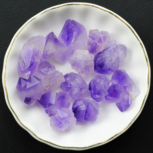水晶碎石天然紫水晶原石摆件儿童宝石矿石石头标本香薰扩香石