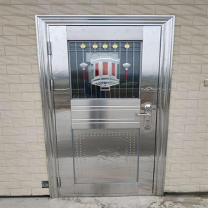 不锈钢304单门进户门入户防盗门农村户外防晒阳台门工程门双开门