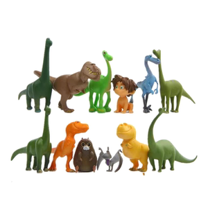 恐龙乐园蛋糕装饰摆件侏罗纪儿童情景小恐龙当家生日蛋糕玩具13只