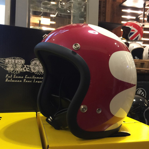 日本 ttco小帽体500复古哈雷电动摩托车骑士头盔 vespa3/4半盔