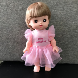 咪露小美乐娃娃适用服装 粉色纱裙 绣定裙 小礼服