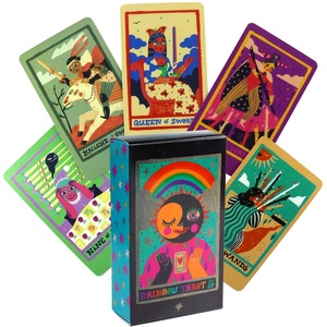 彩虹塔罗牌 Rainbow Tarot英文新款卡牌桌游外贸热销