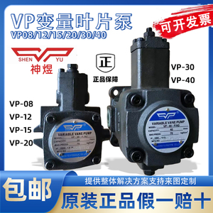 VP-20-FA3变量叶片泵VP-15 30 40FA3台湾SHENYU液压油泵VP1-20-70