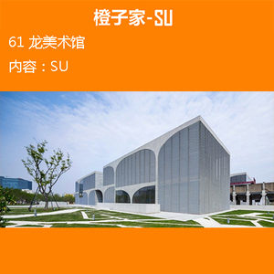 61大舍上海龙美术馆遗址改造大师设计建筑方案su模型参考3d