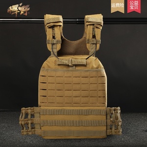 511作战训练跑步运动负重背心重型防弹背衣战术马甲轻量化防刺.