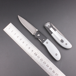 迷你小折刀灰钛折叠刀随身刀户外工具袖珍礼品收藏小刀不锈钢刀