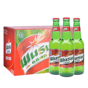 新疆特产夺命大乌苏啤酒330ml整箱24小玻璃瓶装江浙沪包邮新日期