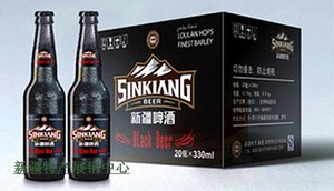 新疆黑啤 新疆黑啤酒330ML 1*24 一箱价 中国好啤酒乌苏啤酒