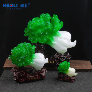 小白菜摆件