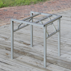 58*58*70可折叠正方形桌架家用桌腿桌子支架 餐台脚桌子腿 铁架子