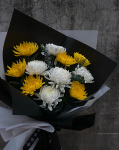 上海同城鲜花速递 白菊花黄菊花 清明节冬至扫墓祭奠亲人故人用花