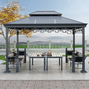 dosikey88淘宝户外凉亭花园庭院遮阳棚露台阳台休闲亭子室外楼顶