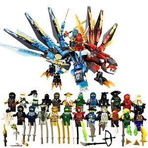 乐高幻影忍者龙三头龙