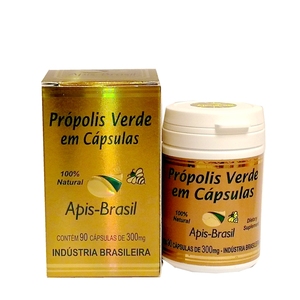 单瓶90粒 apis brasil 亚碧斯亚碧思金瓶40% 巴西绿蜂胶软胶囊