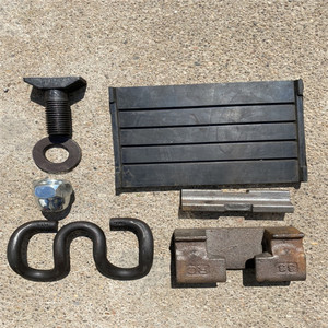 钢轨专用a型弹条铁路压圈扣件工务工具铁铸件轨道线路器材全现货