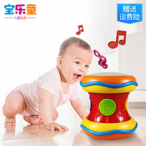 KDT手拍鼓婴儿音乐早教益智宝宝拍拍鼓拍打手鼓滚动学爬玩具6个月