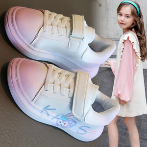 女童鞋2023春秋季新款儿童板鞋轻便小女孩春款贝壳头小童防滑板鞋