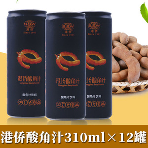 云南港侨酸角汁饮料310ml×12罐 酸角饮料酸甜夏天果汁整箱特产