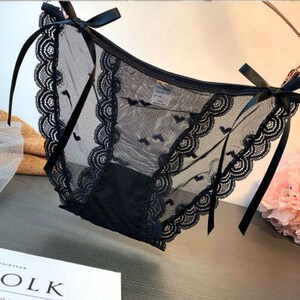 内裤女系带两侧可解3条装一根绳低腰女士三角裤绑带棉档抗菌少女