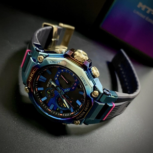 casio卡西欧蓝凤凰不死鸟限量款手表 mtg-b2000ph-2a 光动能蓝牙