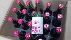 韩国进口宝海覆盆子味配制酒360ml